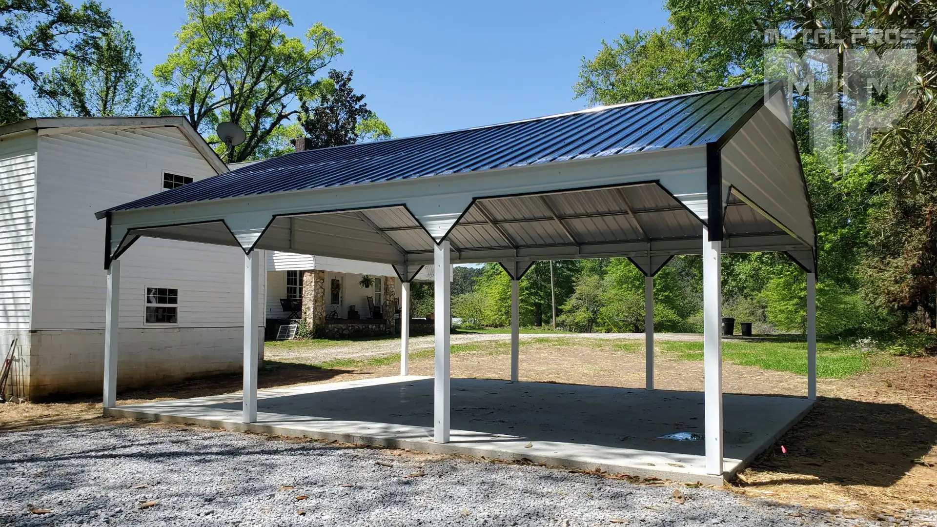 Custom Metal Carports for sale