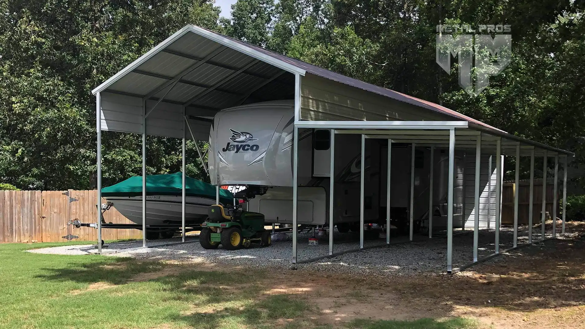Metal RV Cover for sale
